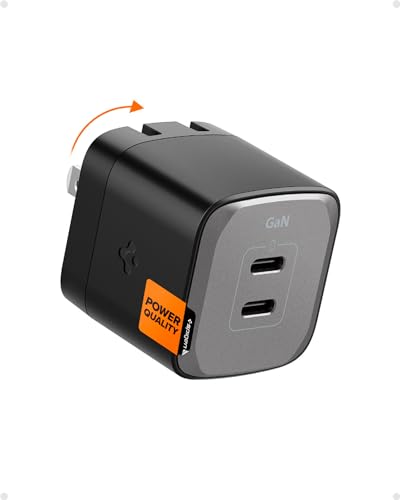 Amazon.co.jp: Spigen 35W 2ポートUSB-C 充電器 [ PD 3.0・PPS, GaN3.0
